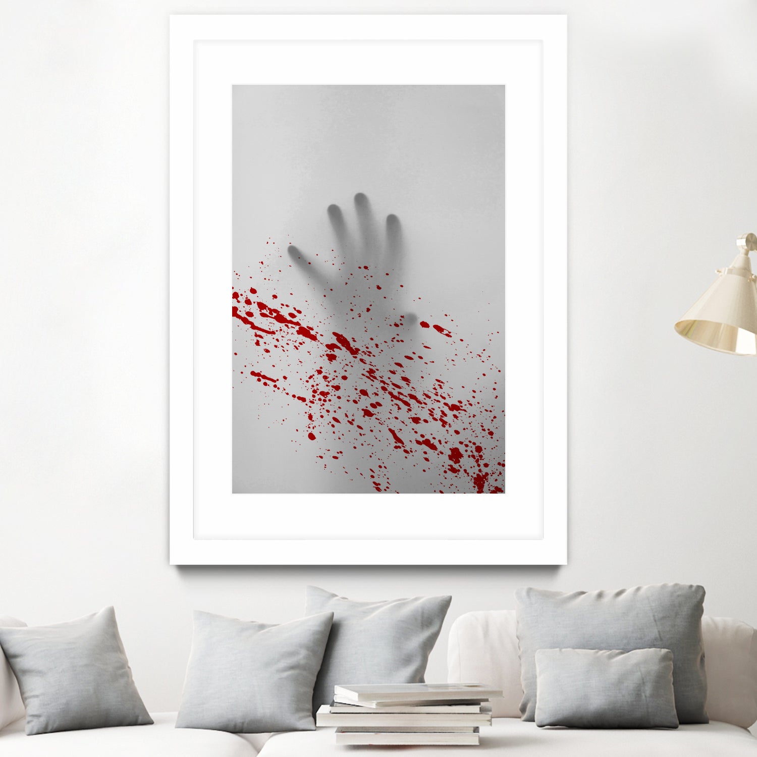 Hand and Blood by Luca Cremasco on GIANT ART - gray photo manipulation