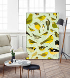 warbler window yellow by Scott Partridge on GIANT ART - vector illustration