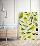 warbler window yellow by Scott Partridge on GIANT ART - vector illustration