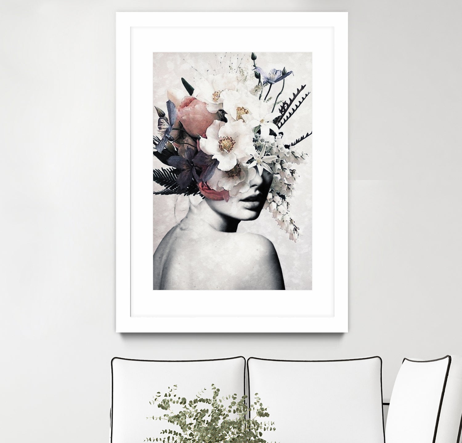 Flowers are always a good idea by Menelaos Trompoukis on GIANT ART - gray digital painting