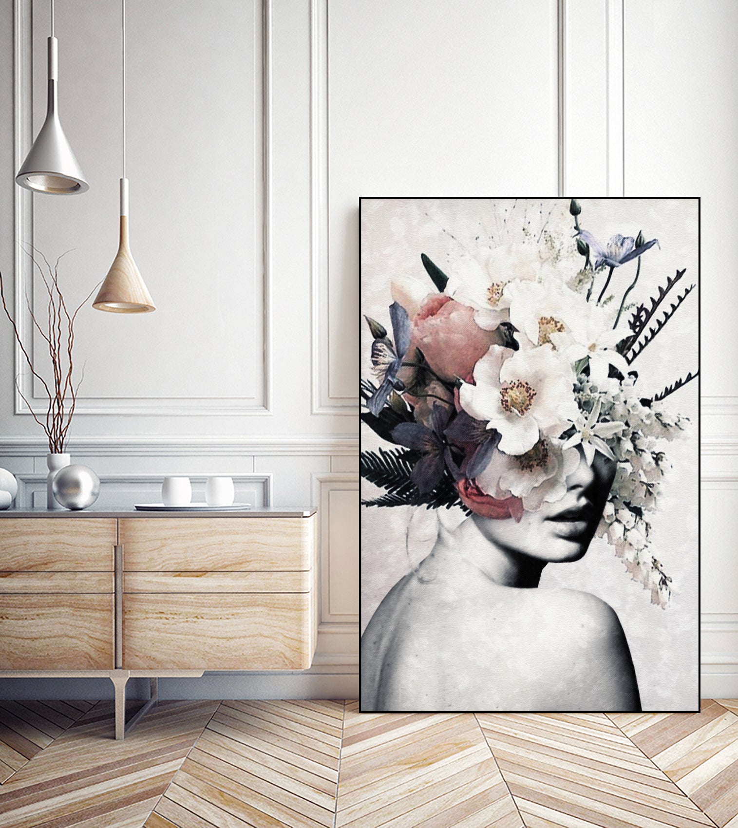 Flowers are always a good idea by Menelaos Trompoukis on GIANT ART - gray digital painting