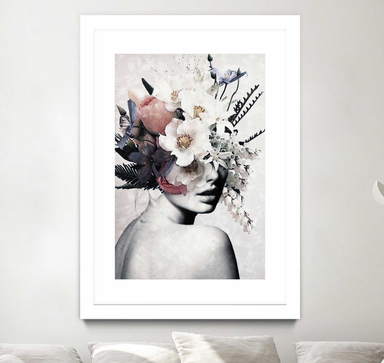 Flowers are always a good idea by Menelaos Trompoukis on GIANT ART - gray digital painting