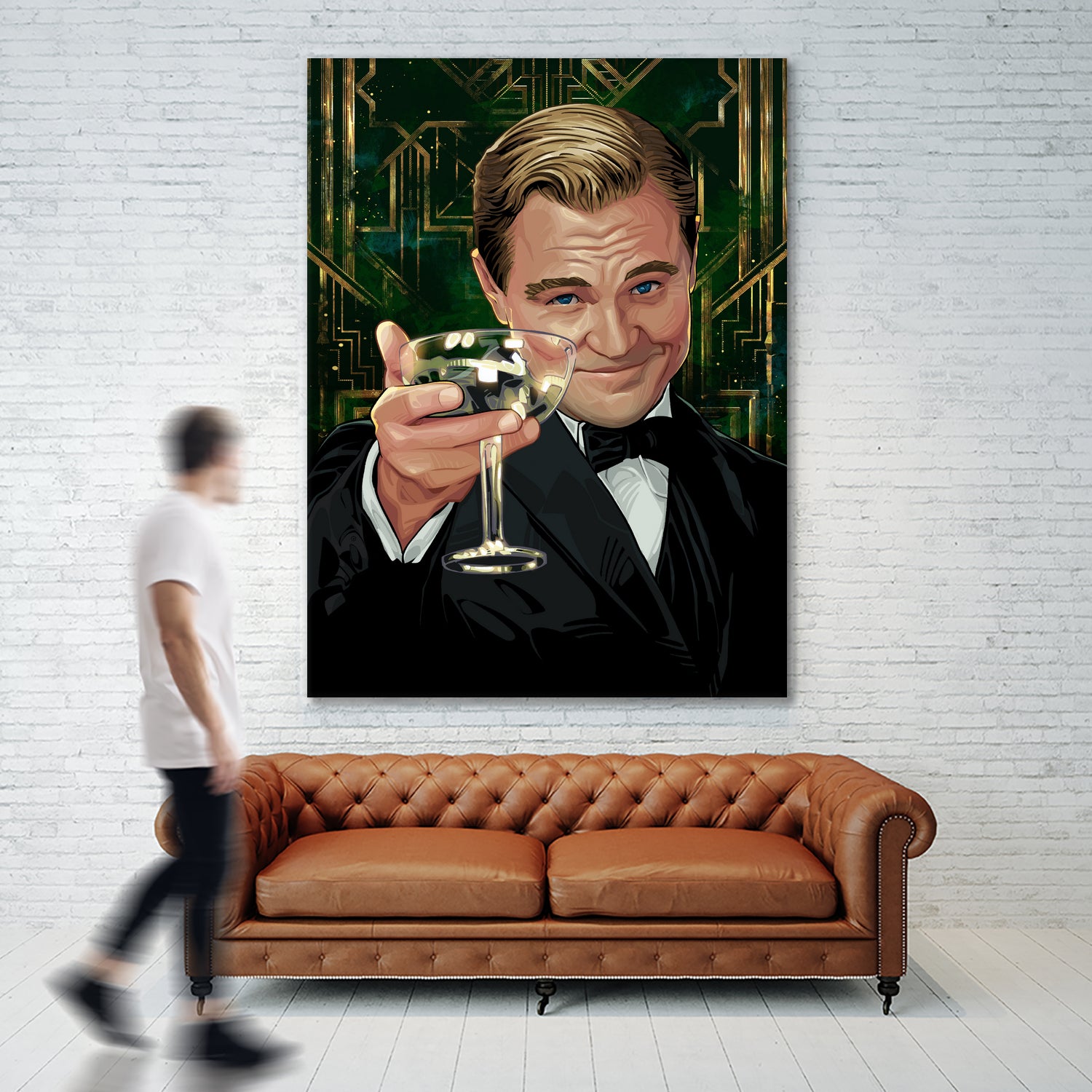 The Great Gatsby by Nikita Abakumov on GIANT ART - green digital painting