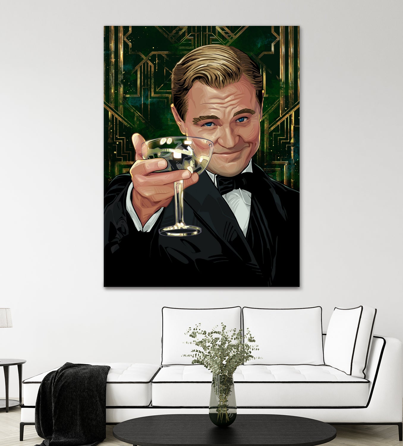 The Great Gatsby by Nikita Abakumov on GIANT ART - green digital painting