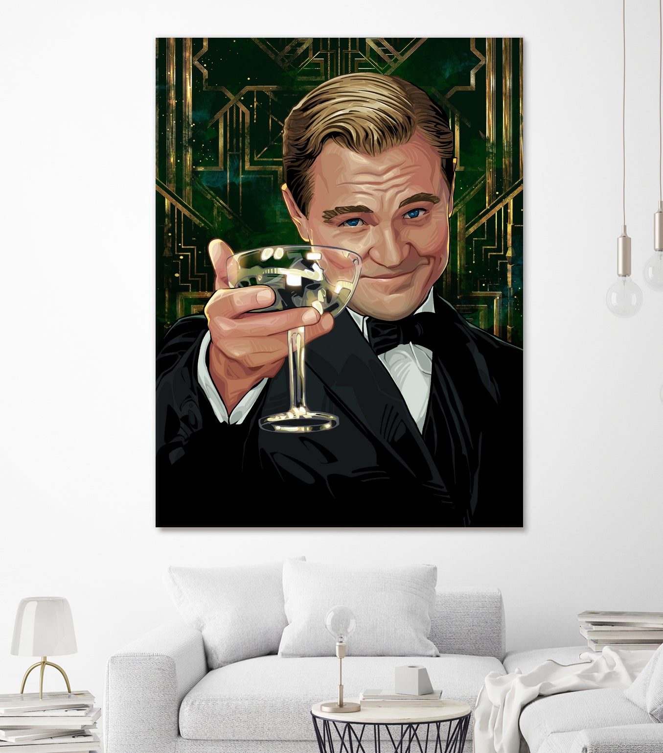 The Great Gatsby by Nikita Abakumov on GIANT ART - green digital painting