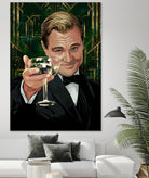 The Great Gatsby by Nikita Abakumov on GIANT ART - green digital painting