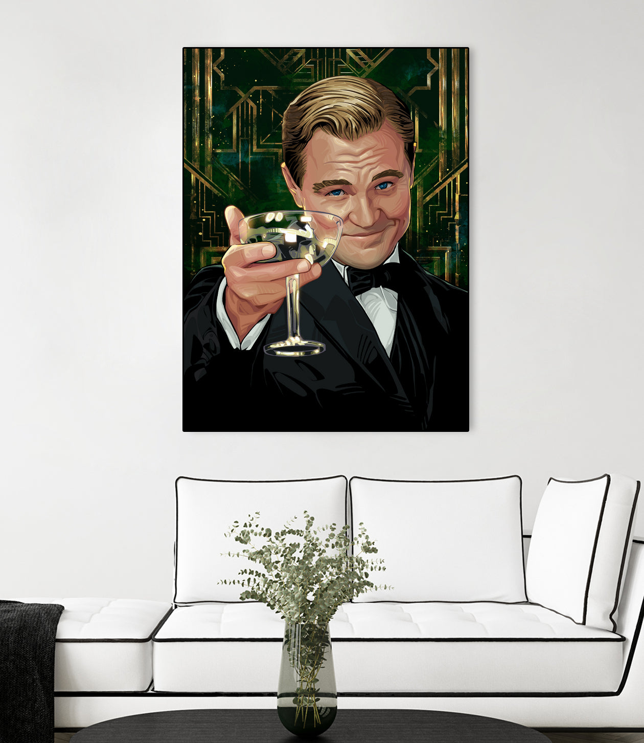 The Great Gatsby by Nikita Abakumov on GIANT ART - green digital painting