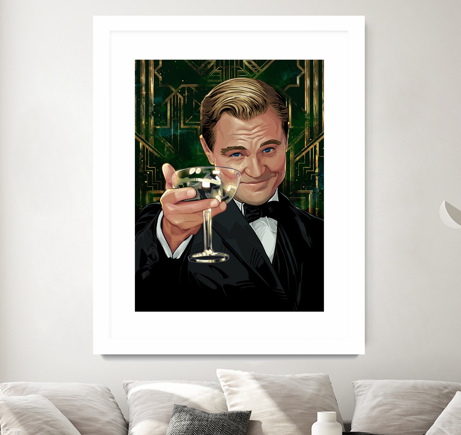 The Great Gatsby by Nikita Abakumov on GIANT ART - green digital painting