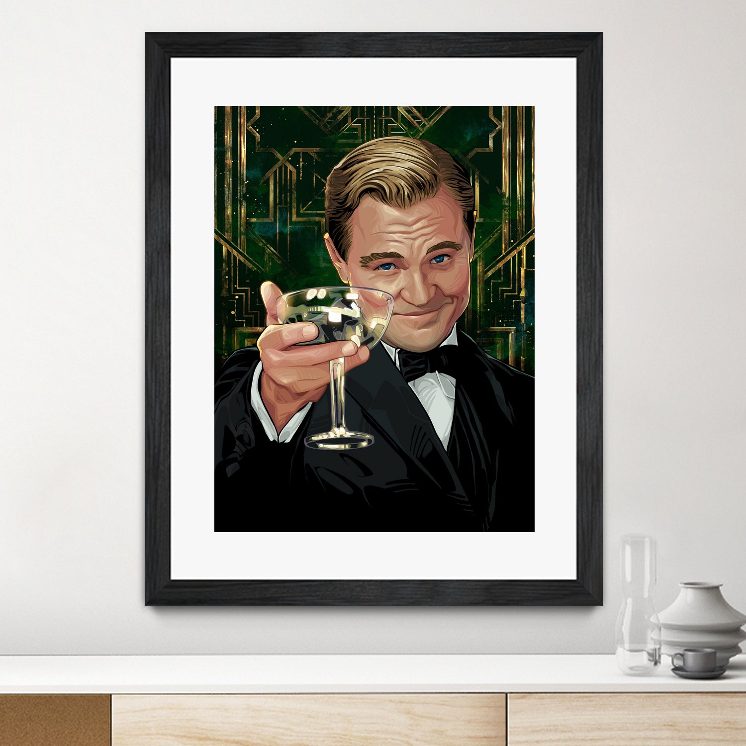 The Great Gatsby by Nikita Abakumov on GIANT ART - green digital painting