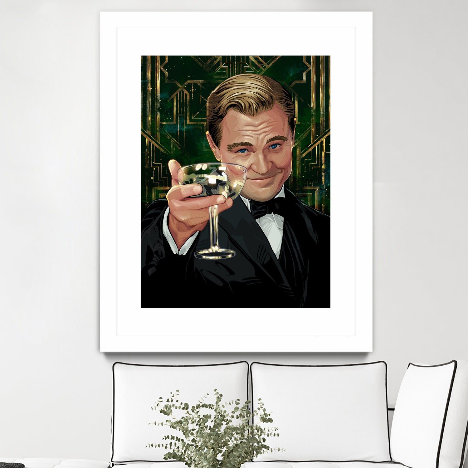 The Great Gatsby by Nikita Abakumov on GIANT ART - green digital painting