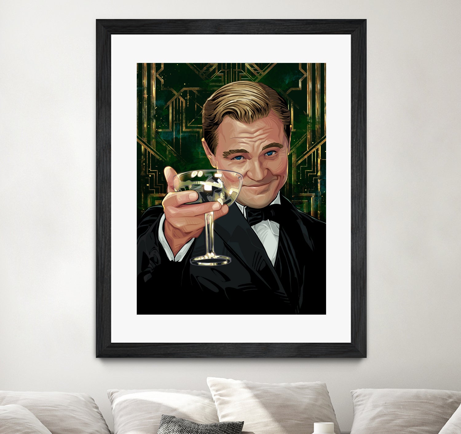 The Great Gatsby by Nikita Abakumov on GIANT ART - green digital painting