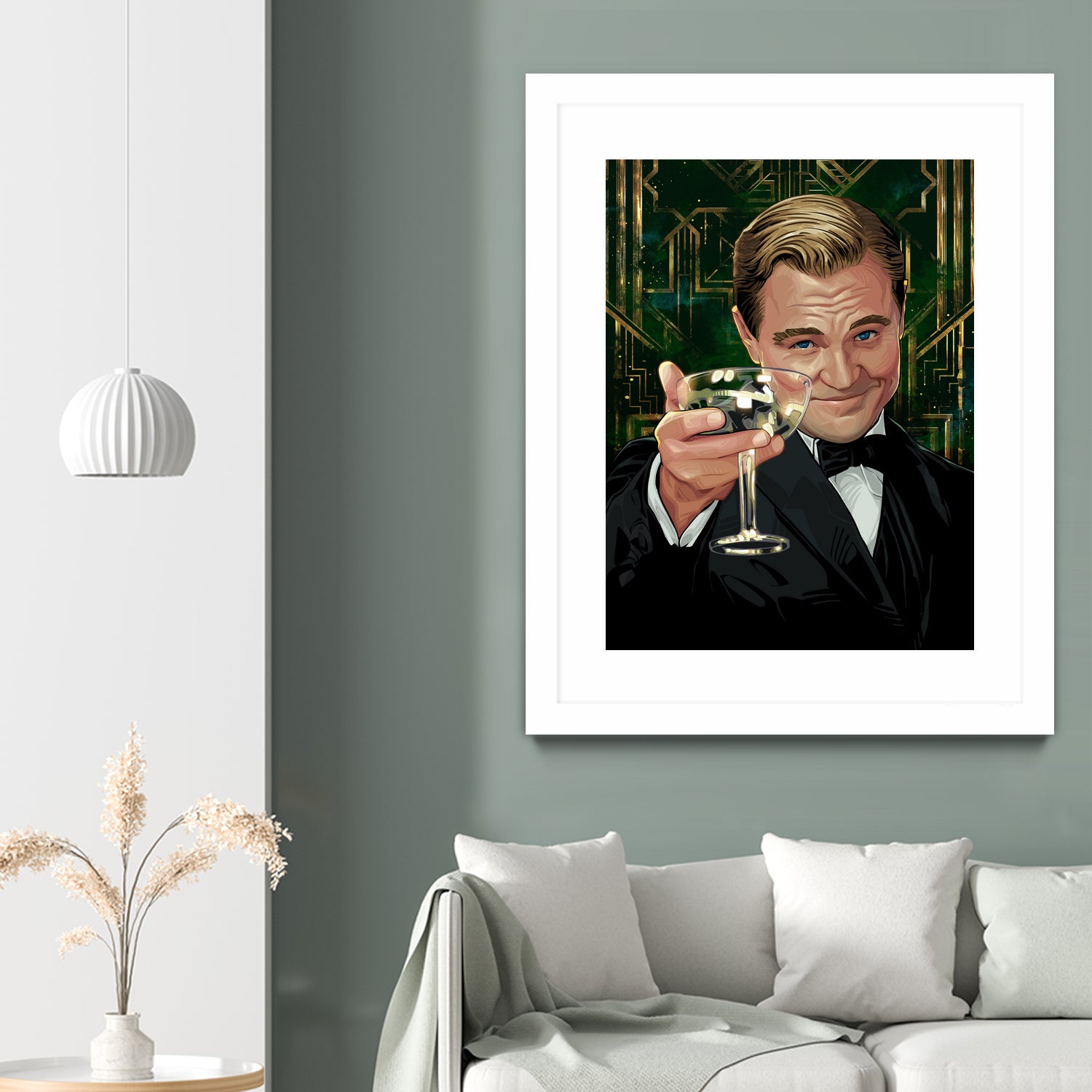 The Great Gatsby by Nikita Abakumov on GIANT ART - green digital painting