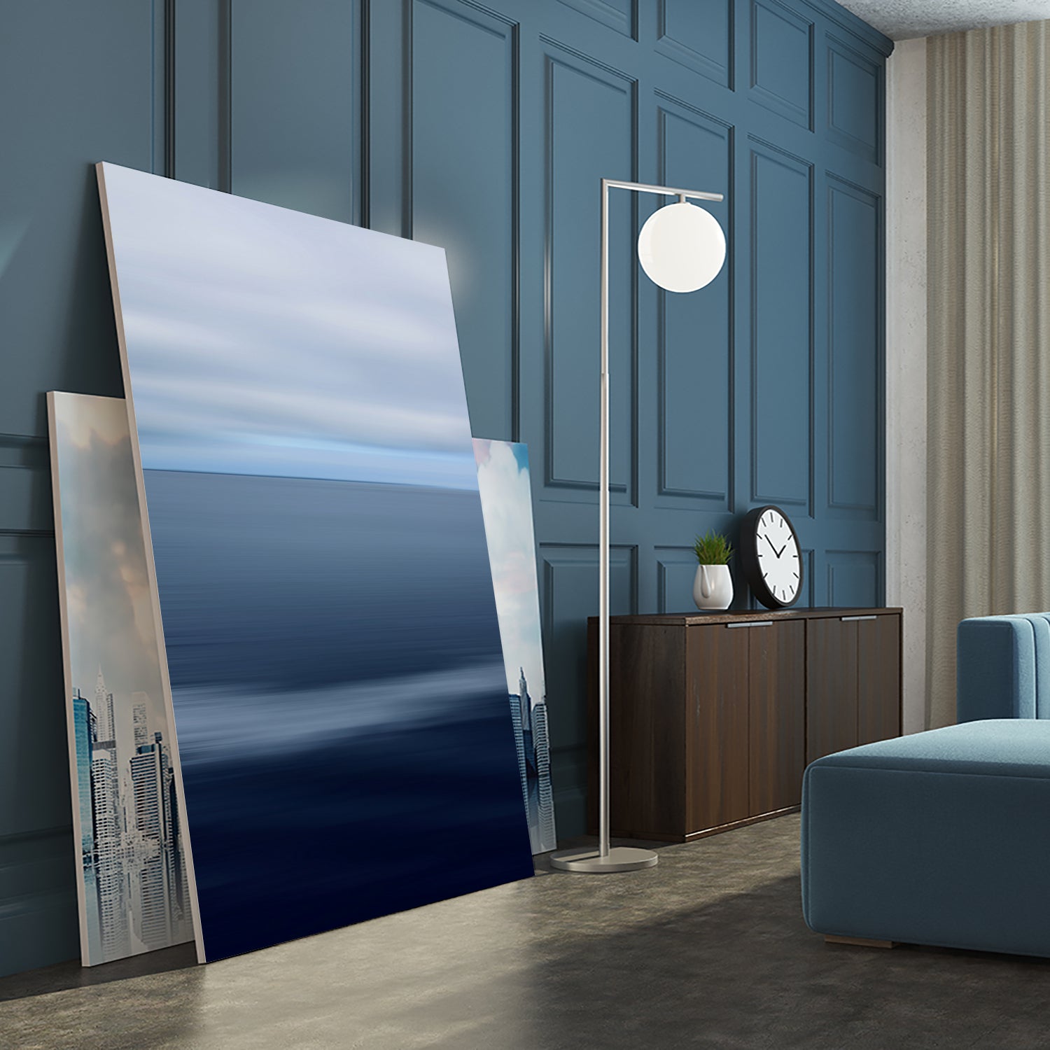 mare 881 by Steffi Louis on GIANT ART - blue digital painting