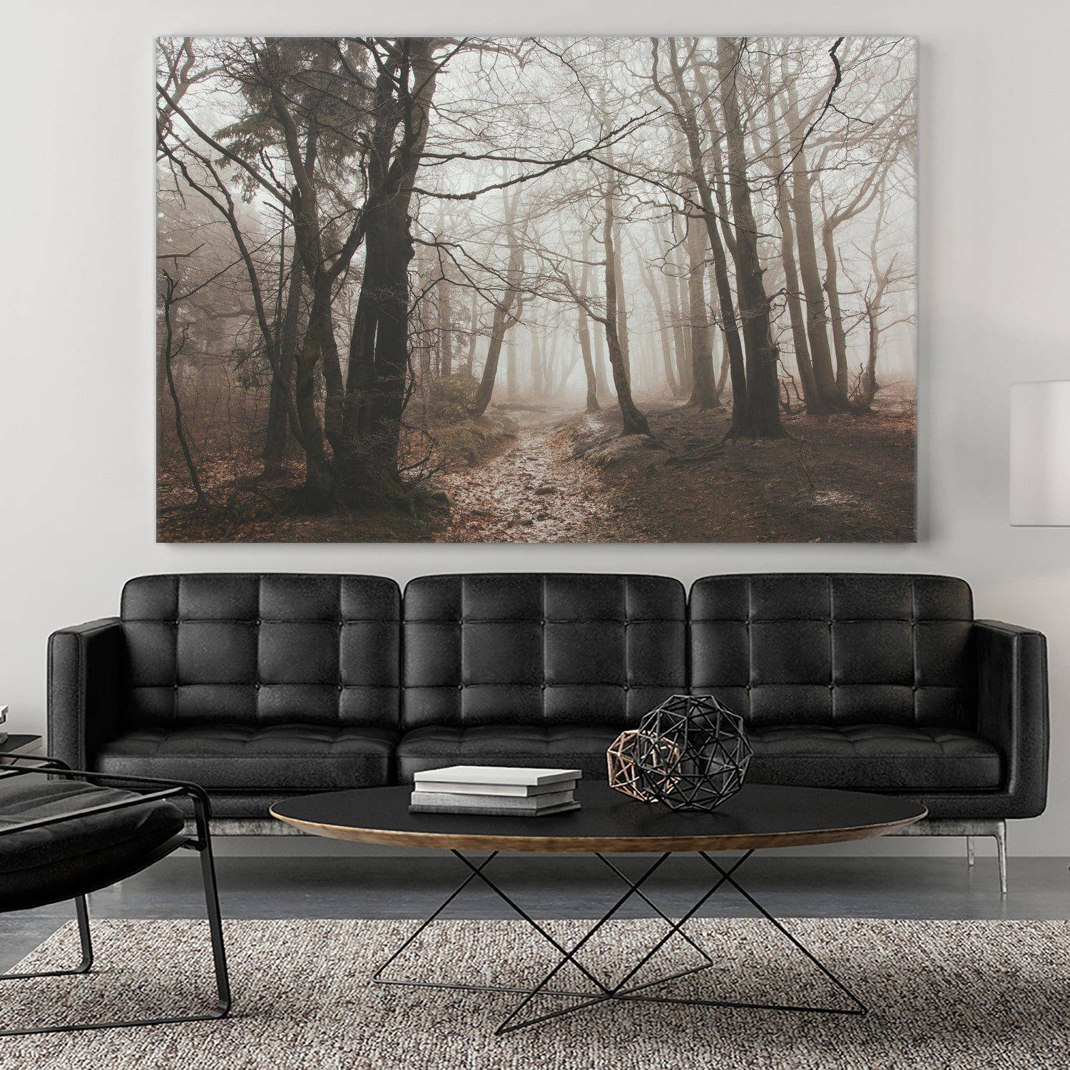 Spooky Forest by Dominika Aniola on GIANT ART - brown photo illustration