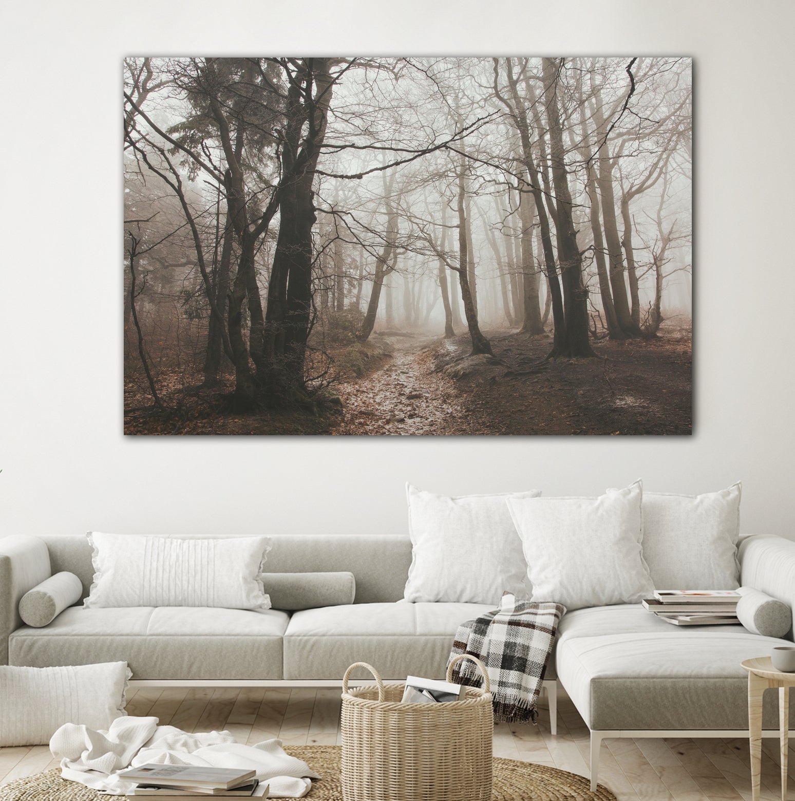 Spooky Forest by Dominika Aniola on GIANT ART - brown photo illustration