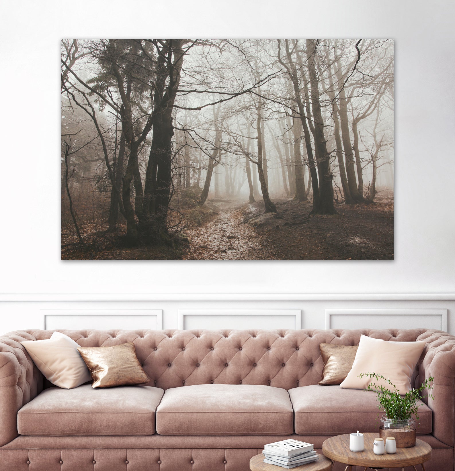 Spooky Forest by Dominika Aniola on GIANT ART - brown photo illustration