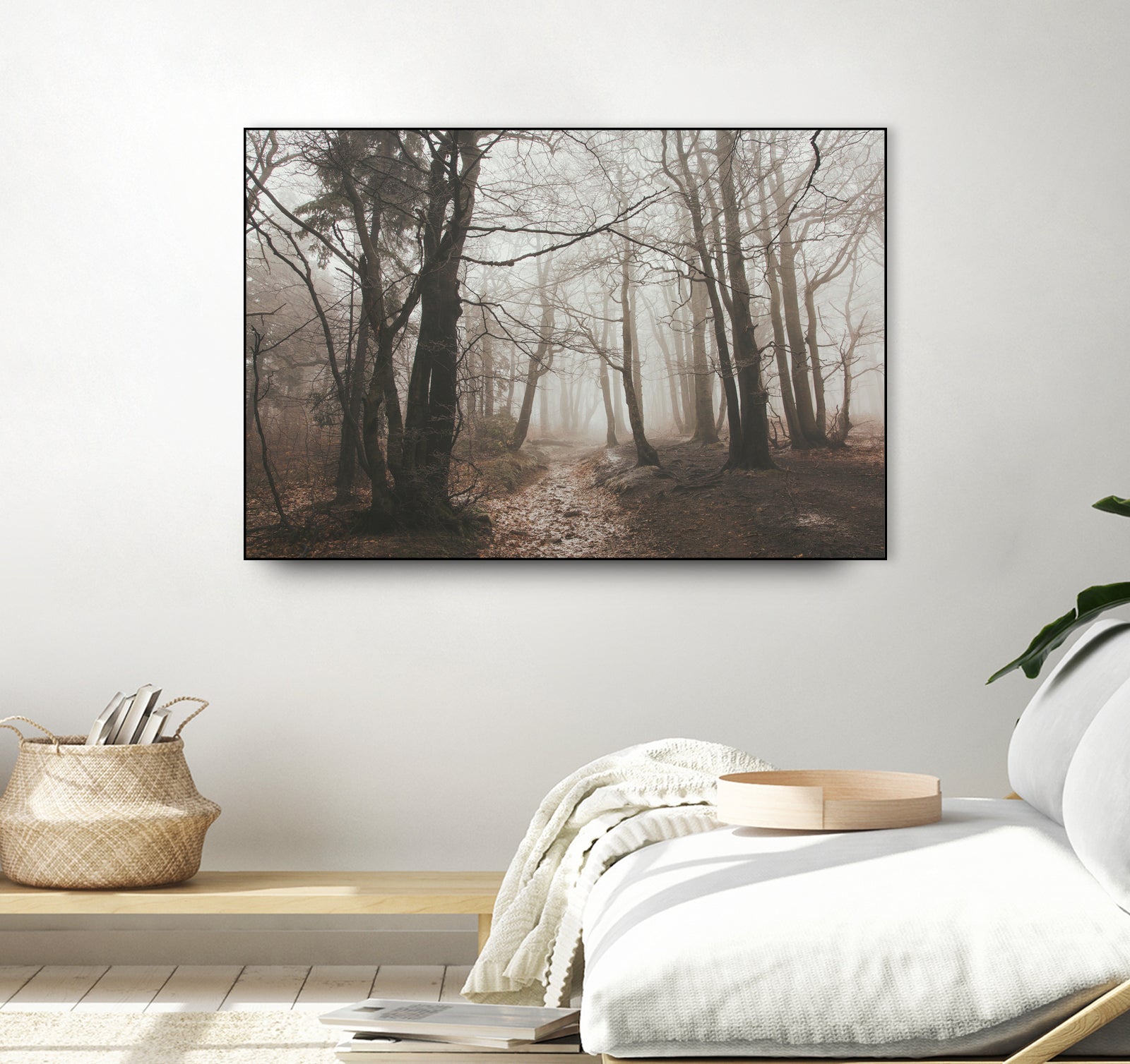 Spooky Forest by Dominika Aniola on GIANT ART - brown photo illustration