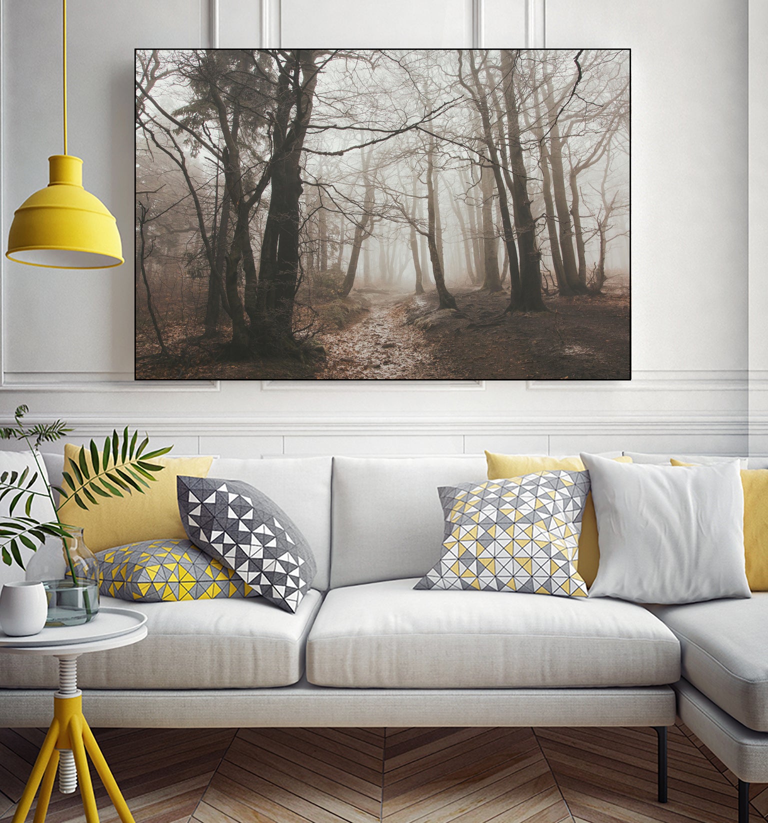 Spooky Forest by Dominika Aniola on GIANT ART - brown photo illustration