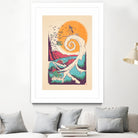 Surf Before Christmas by Victor Vercesi on GIANT ART - yellow digital drawing