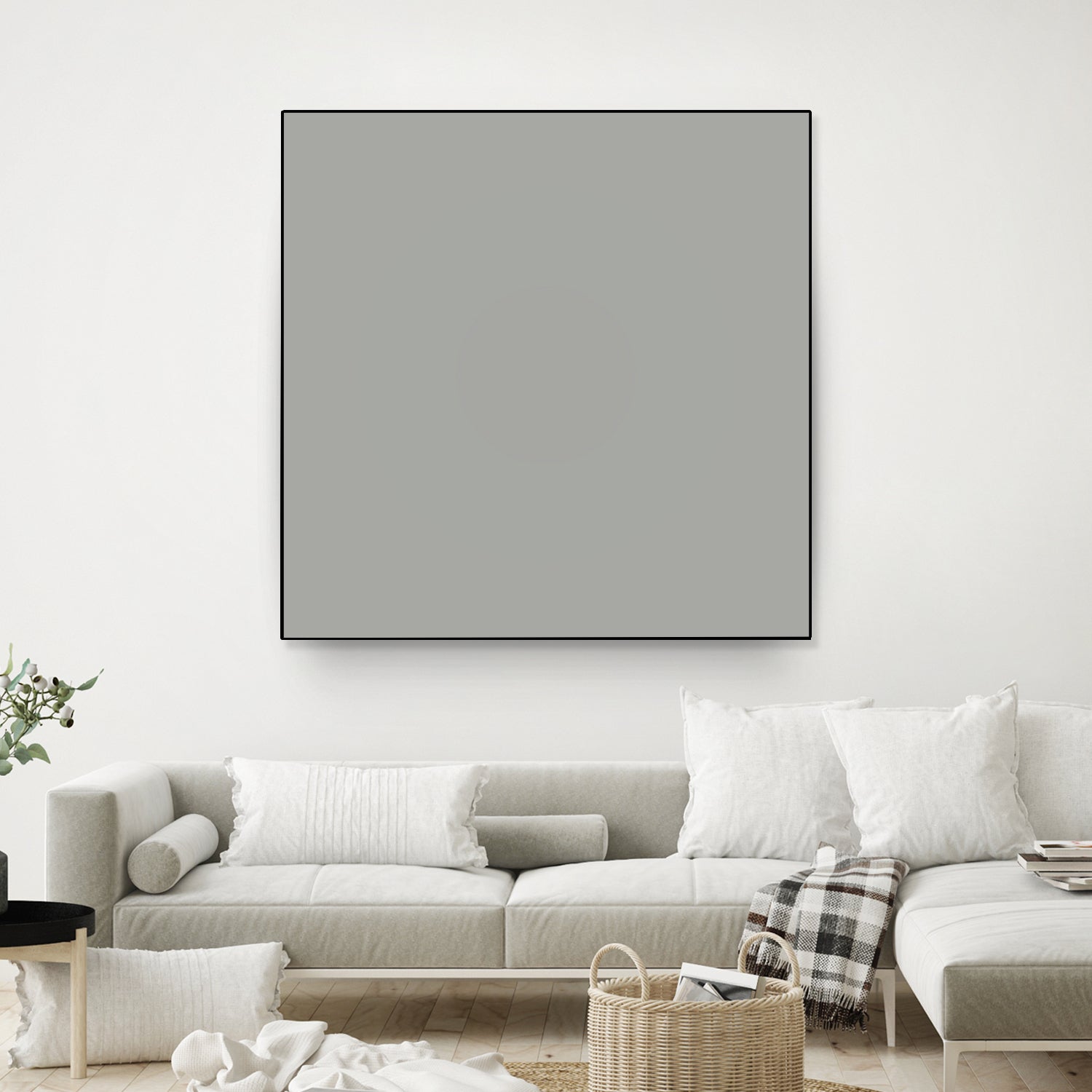 Off the Record Radial Gradient #4 | Beautiful Gradients by Alexander Tonetti on GIANT ART - gray digital painting