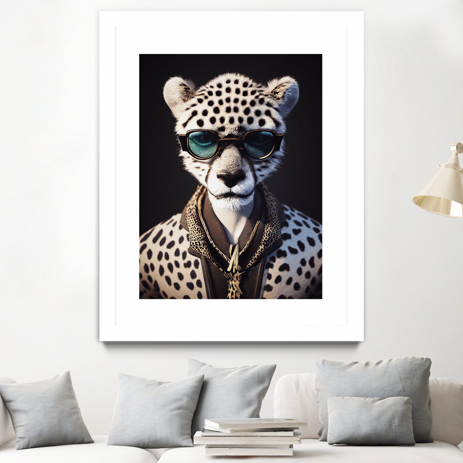 a nursery animal pop art illustration of Cheetah by M Maisur Amin on GIANT ART - black character design