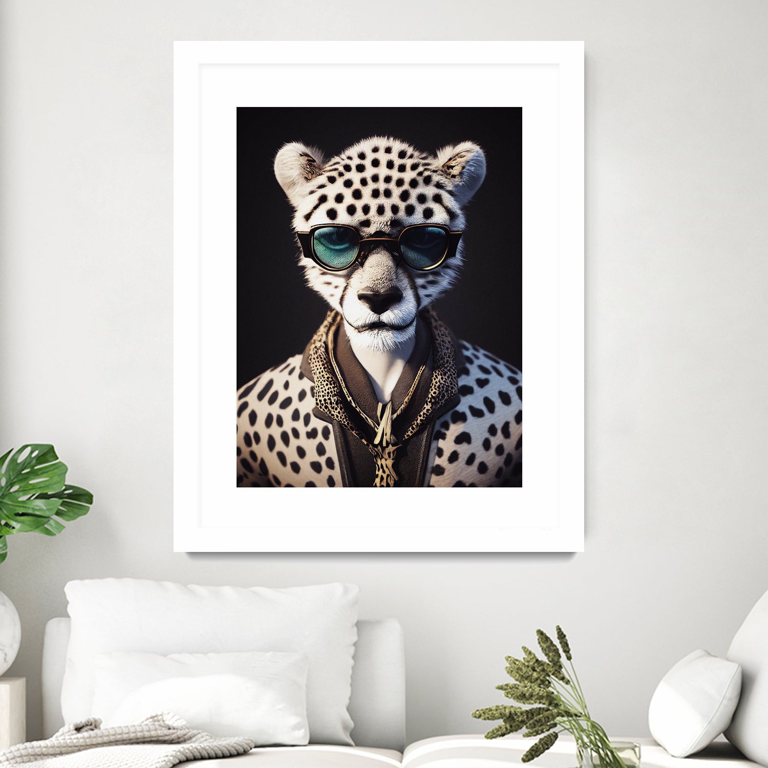 a nursery animal pop art illustration of Cheetah by M Maisur Amin on GIANT ART - black character design