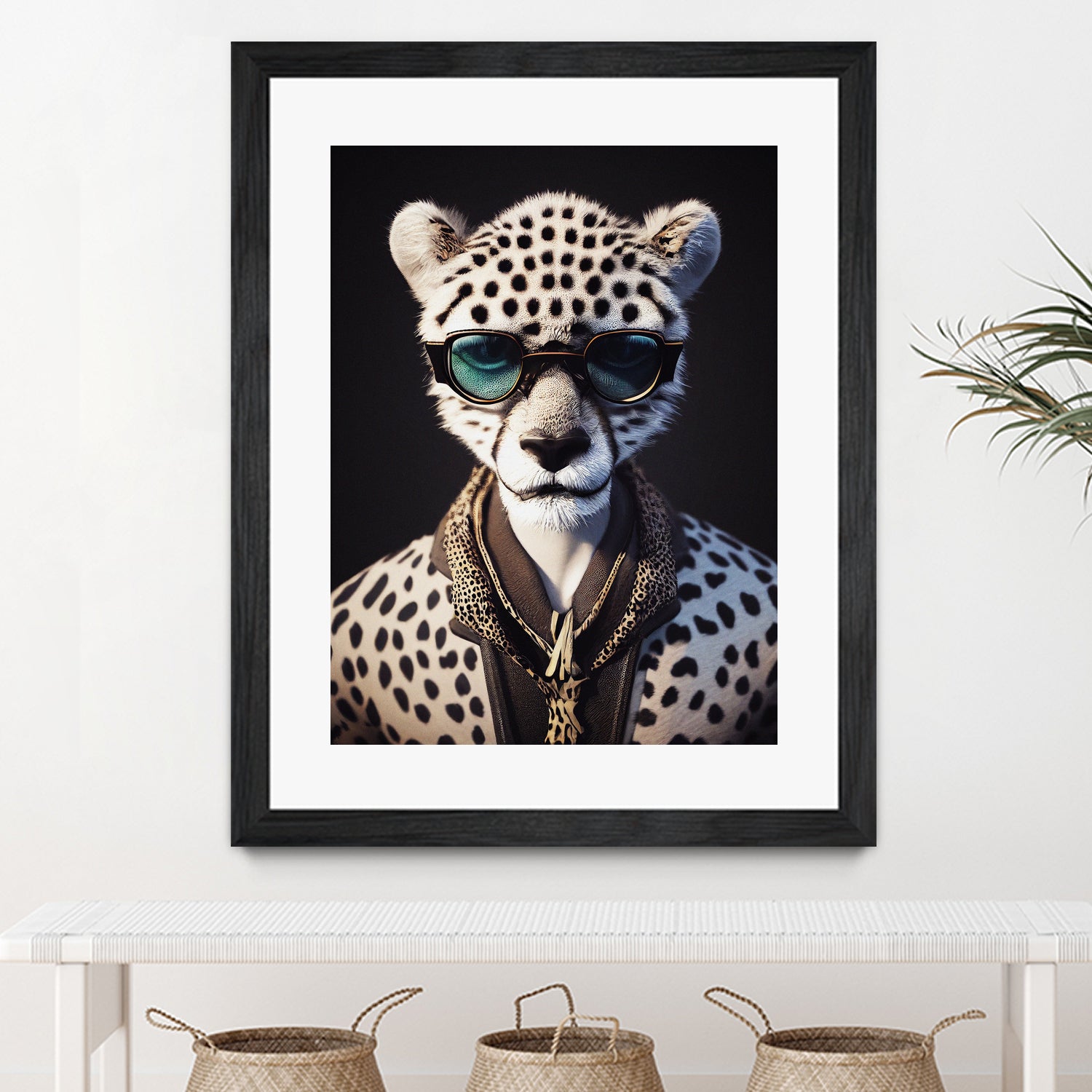 a nursery animal pop art illustration of Cheetah by M Maisur Amin on GIANT ART - black character design