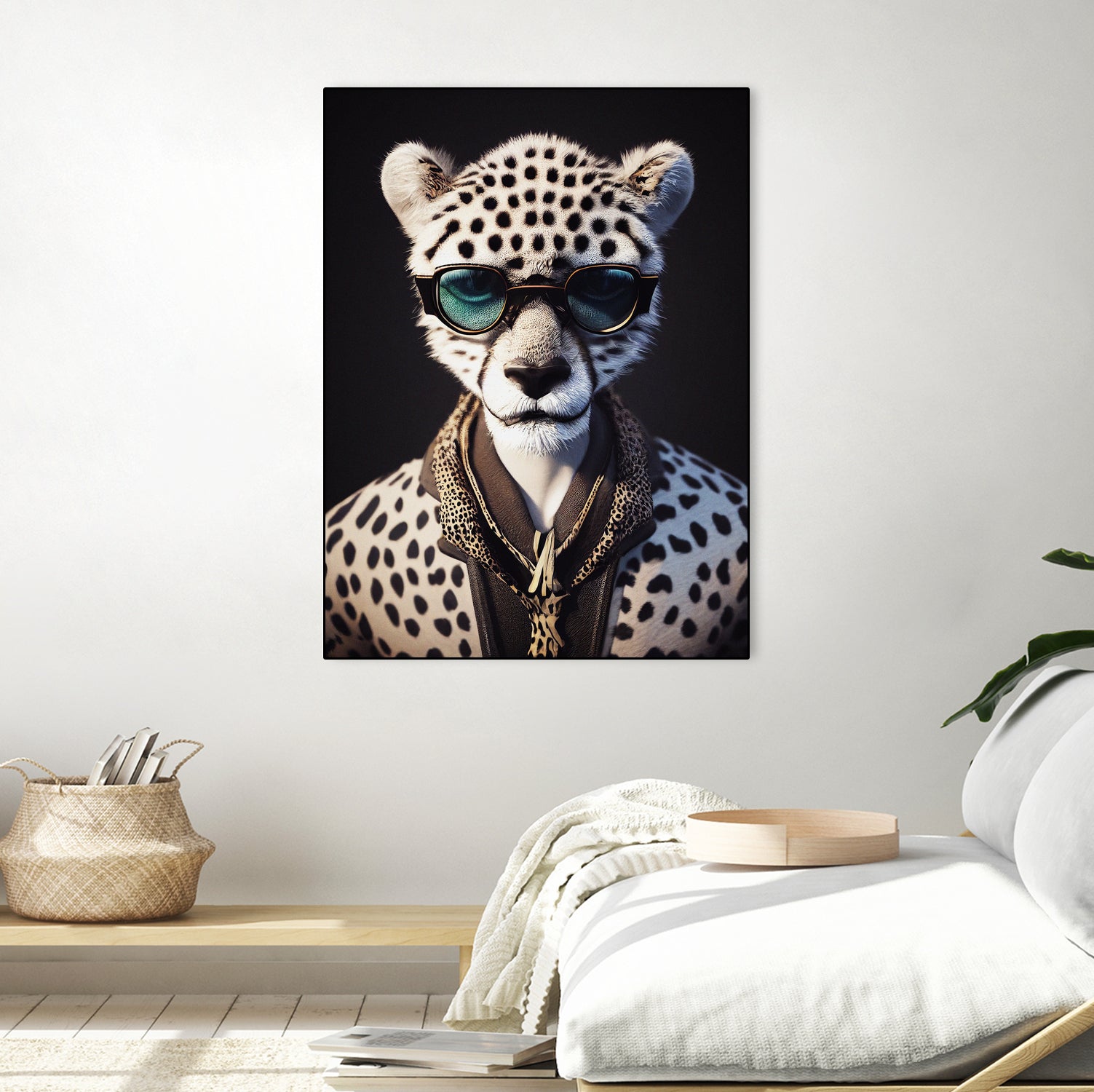 a nursery animal pop art illustration of Cheetah by M Maisur Amin on GIANT ART - black character design