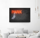 Park by Octavian Mihai Mielu on GIANT ART - red digital drawing