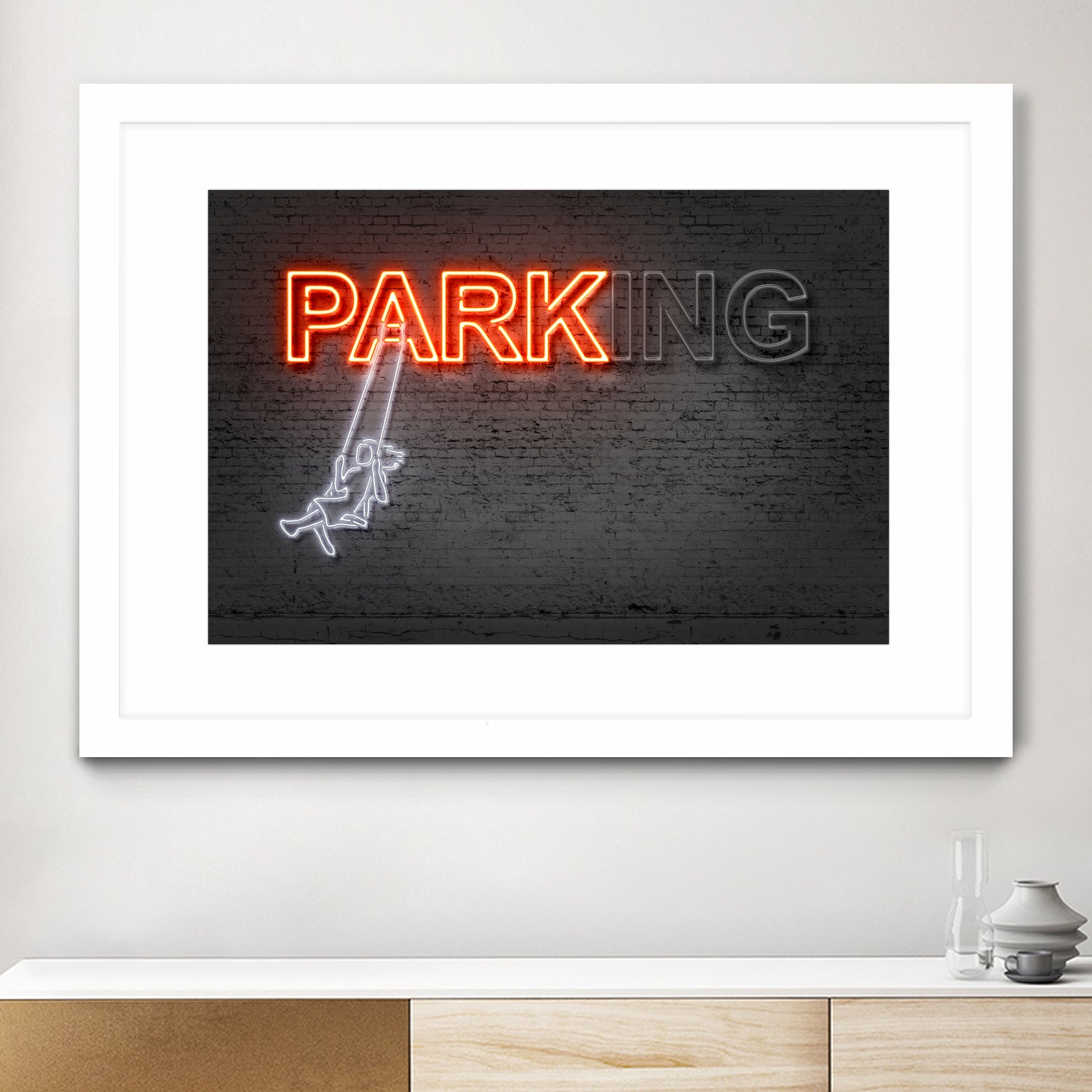 Park by Octavian Mihai Mielu on GIANT ART - red digital drawing