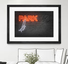 Park by Octavian Mihai Mielu on GIANT ART - red digital drawing