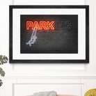 Park by Octavian Mihai Mielu on GIANT ART - red digital drawing