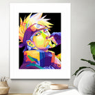 hatake kakashi wpap pop art by trends shop on GIANT ART - black character design