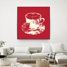 Tea Time by Tobias Fonseca on GIANT ART - red digital drawing