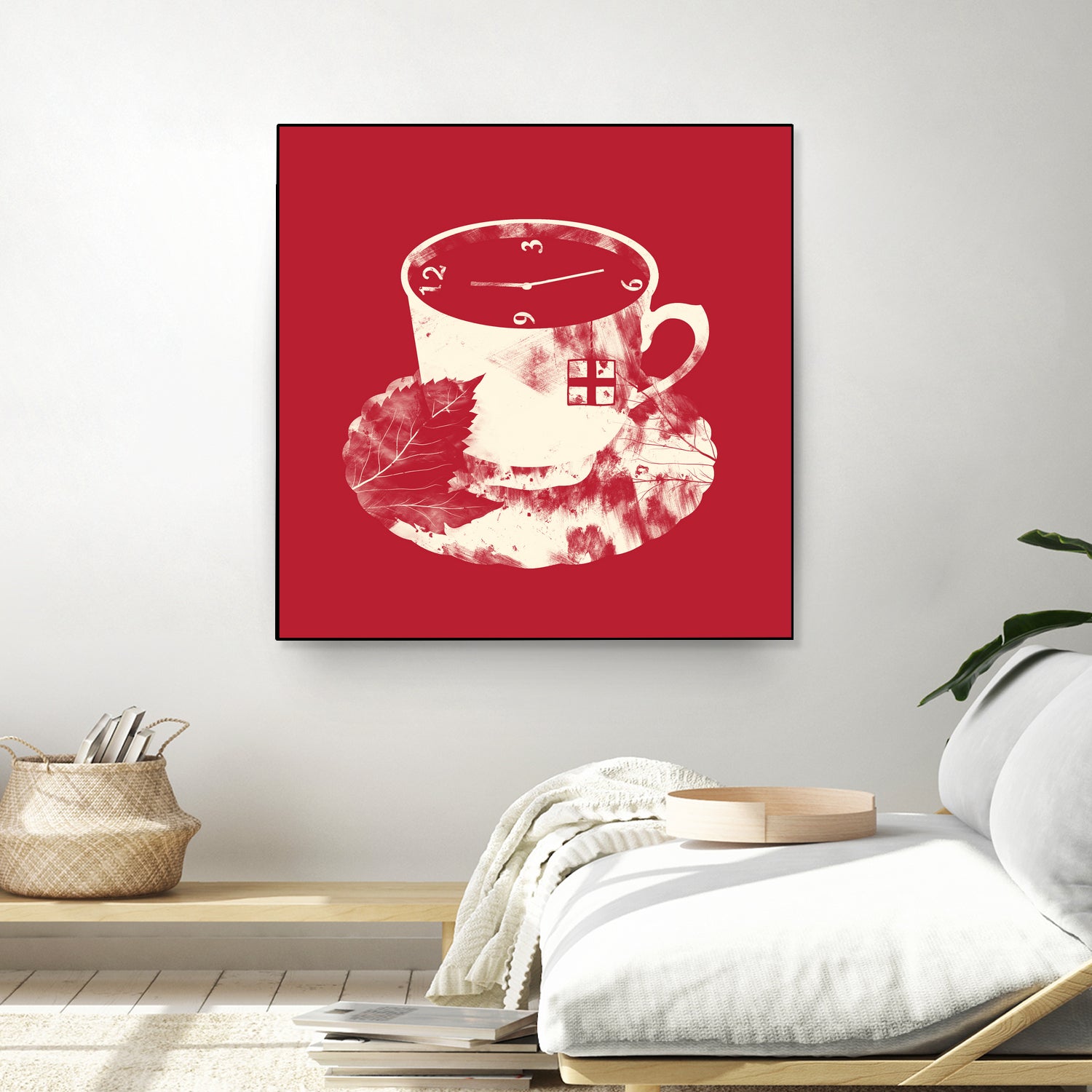 Tea Time by Tobias Fonseca on GIANT ART - red digital drawing