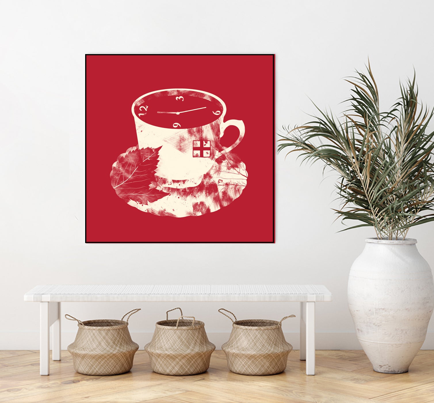 Tea Time by Tobias Fonseca on GIANT ART - red digital drawing