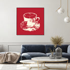 Tea Time by Tobias Fonseca on GIANT ART - red digital drawing