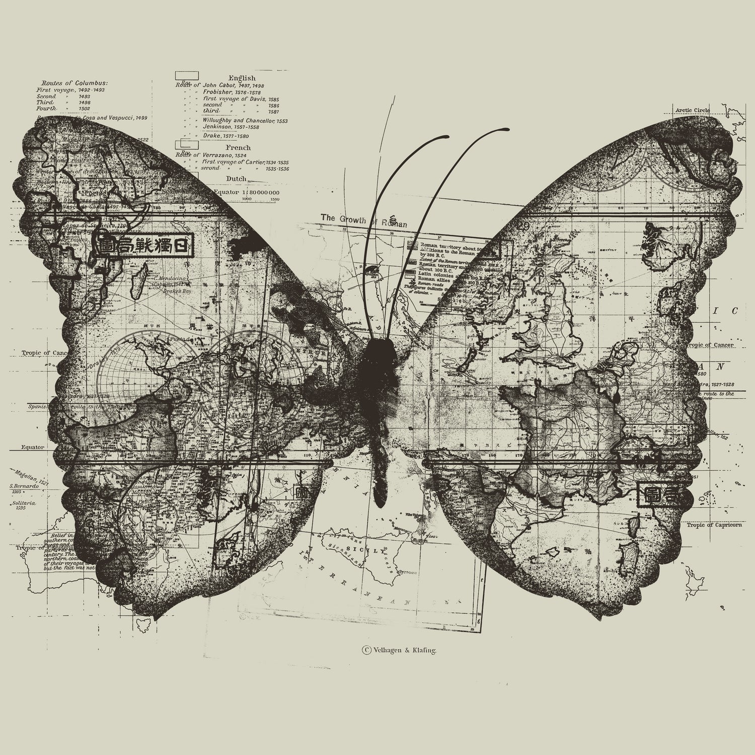 Butterfly Effect by Tobias Fonseca on GIANT ART - brown digital drawing