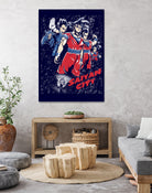 Saiyan City by Andrés Martínez Valle on GIANT ART - white digital drawing