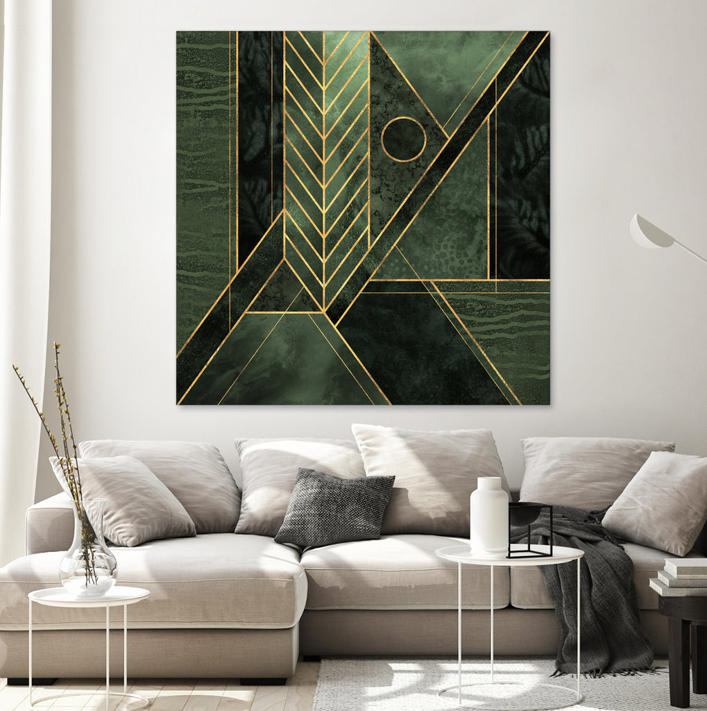 Modern Wild 2 by Elisabeth Fredriksson on GIANT ART - green digital painting