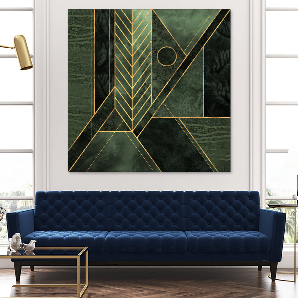 Modern Wild 2 by Elisabeth Fredriksson on GIANT ART - green digital painting