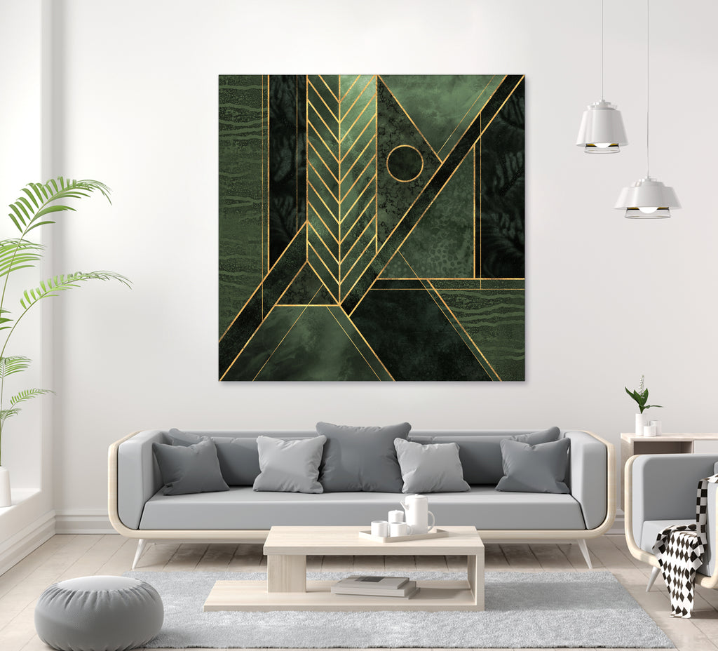 Modern Wild 2 by Elisabeth Fredriksson on GIANT ART - green digital painting