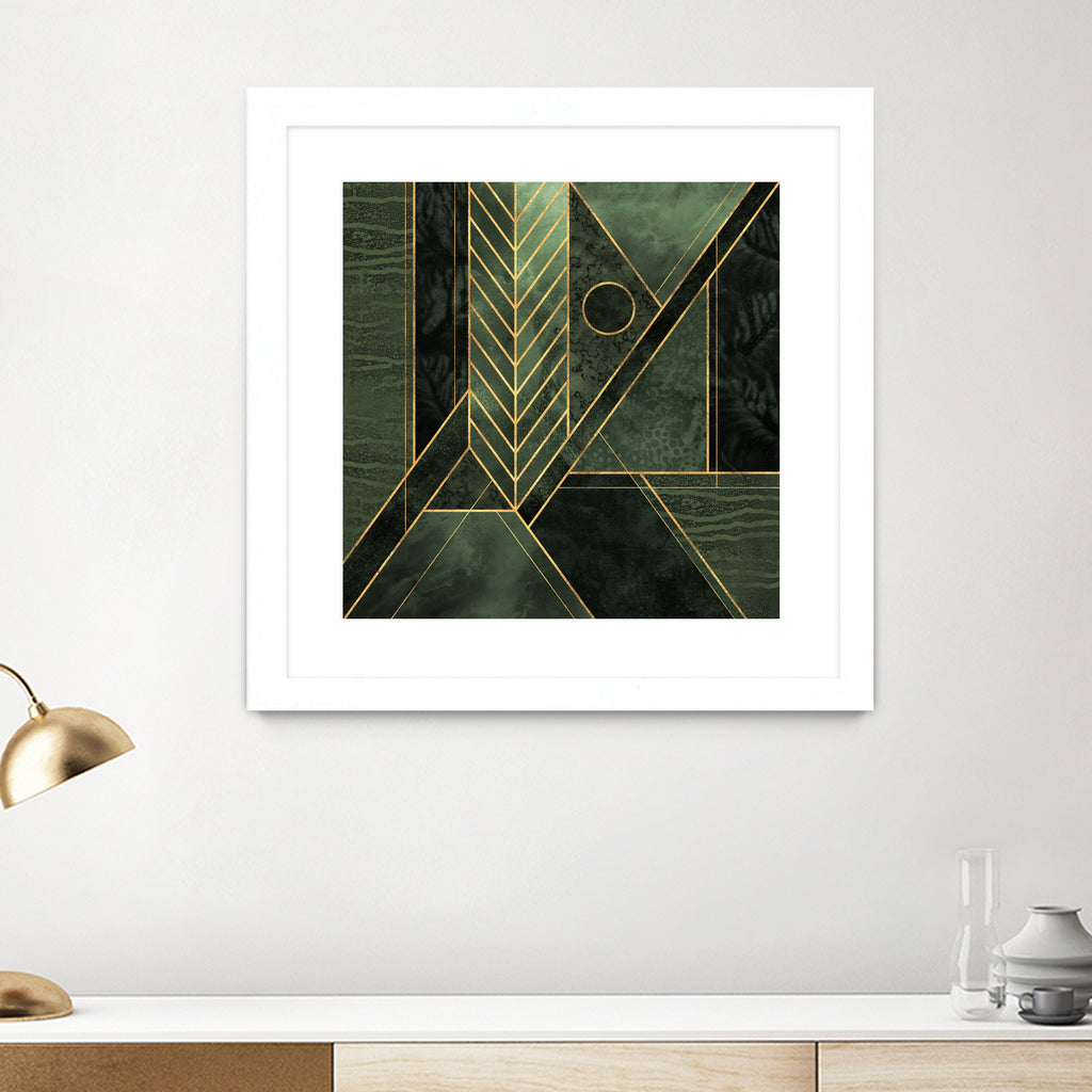 Modern Wild 2 by Elisabeth Fredriksson on GIANT ART - green digital painting