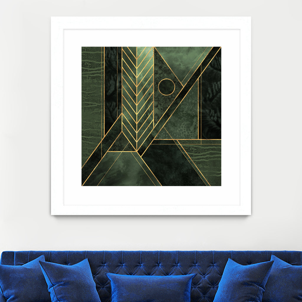 Modern Wild 2 by Elisabeth Fredriksson on GIANT ART - green digital painting