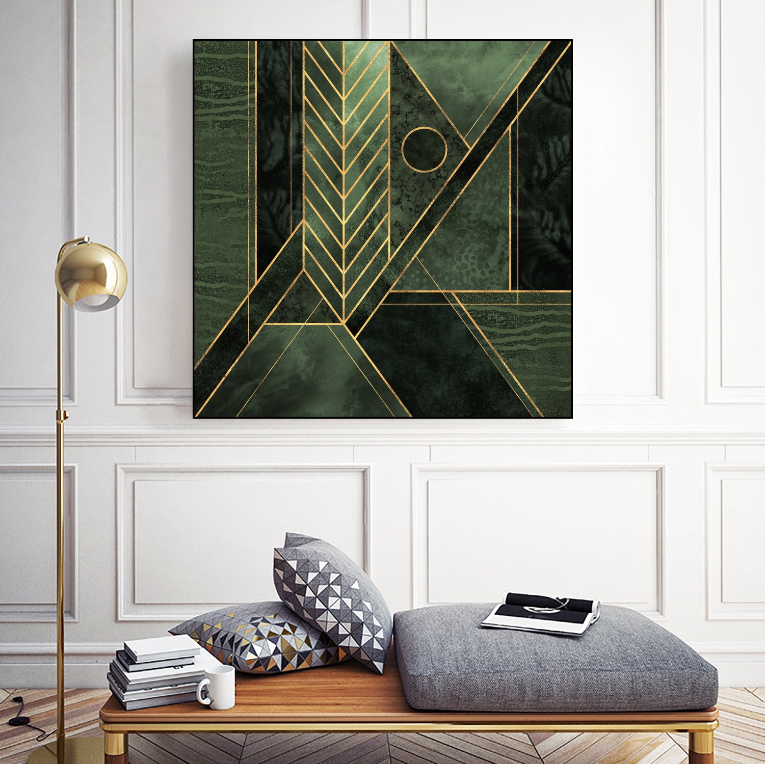 Modern Wild 2 by Elisabeth Fredriksson on GIANT ART - green digital painting