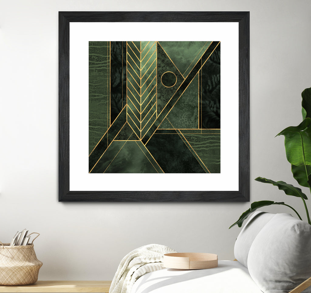 Modern Wild 2 by Elisabeth Fredriksson on GIANT ART - green digital painting