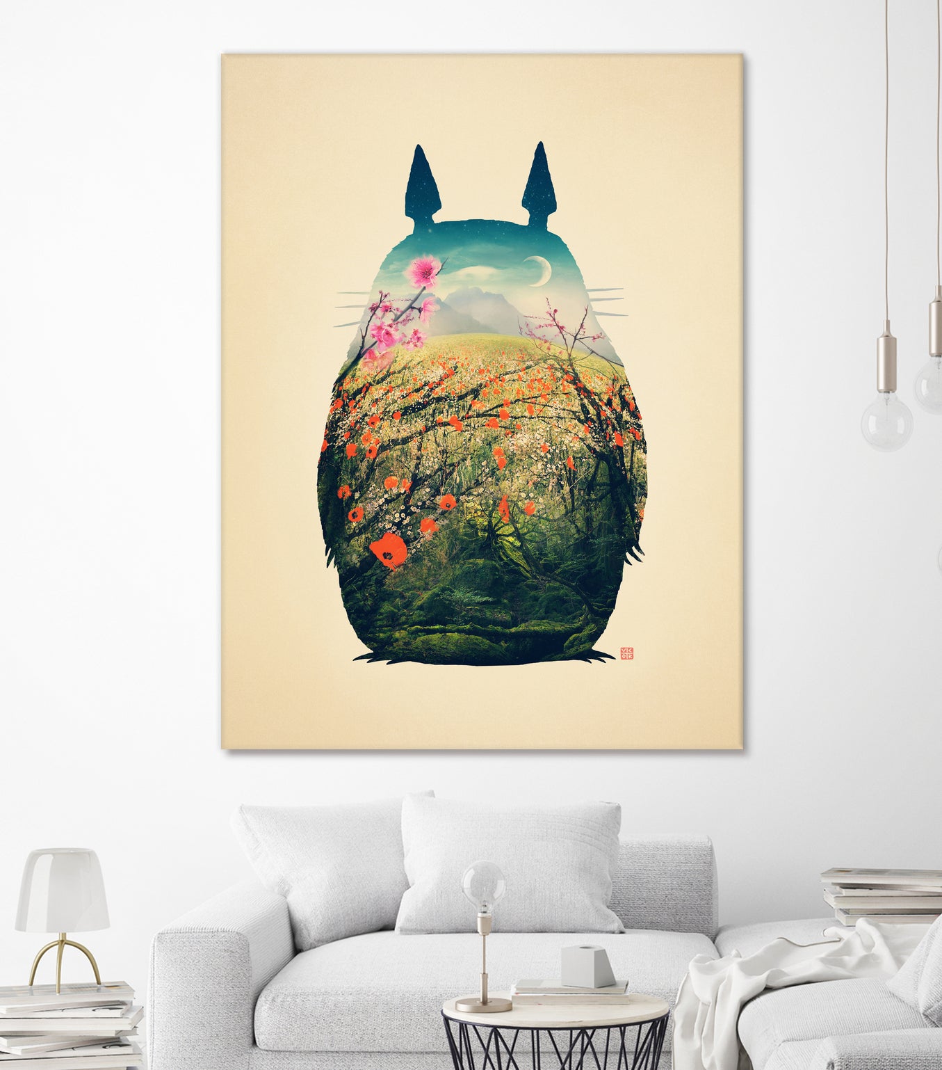 Tonari No Totoro by Victor Vercesi on GIANT ART - digital painting