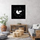 White Owl by Medina Krluch on GIANT ART - white vector illustration