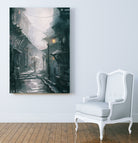 Dawn by Ling Wang on GIANT ART - blue digital painting