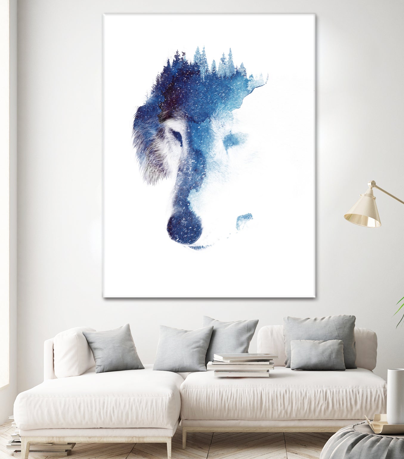 Through many storms by Robert Farkas on GIANT ART - blue digital painting